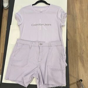 Lilac Tee and Short set